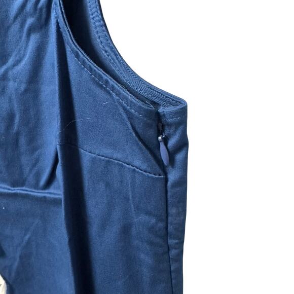 Mud Pie Navy Blue Dress with White Trim - Picture 4 of 6